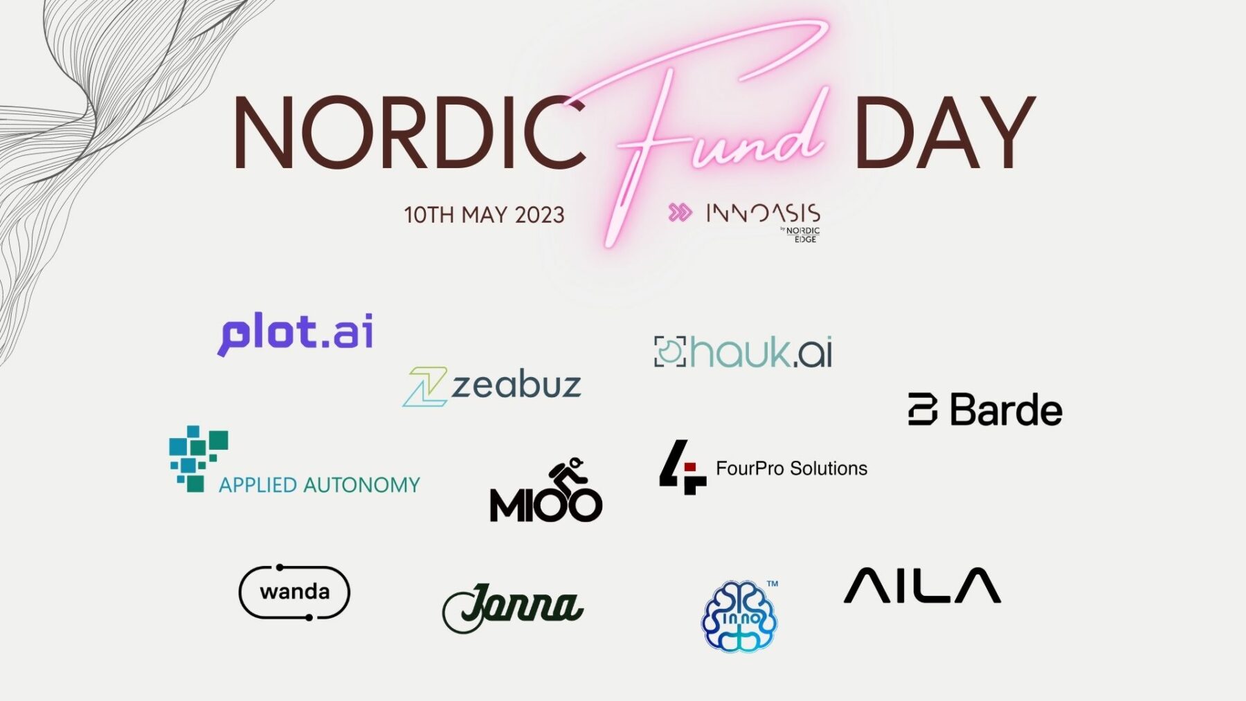 These are the startups pitching at Nordic Fund Day in May 2023