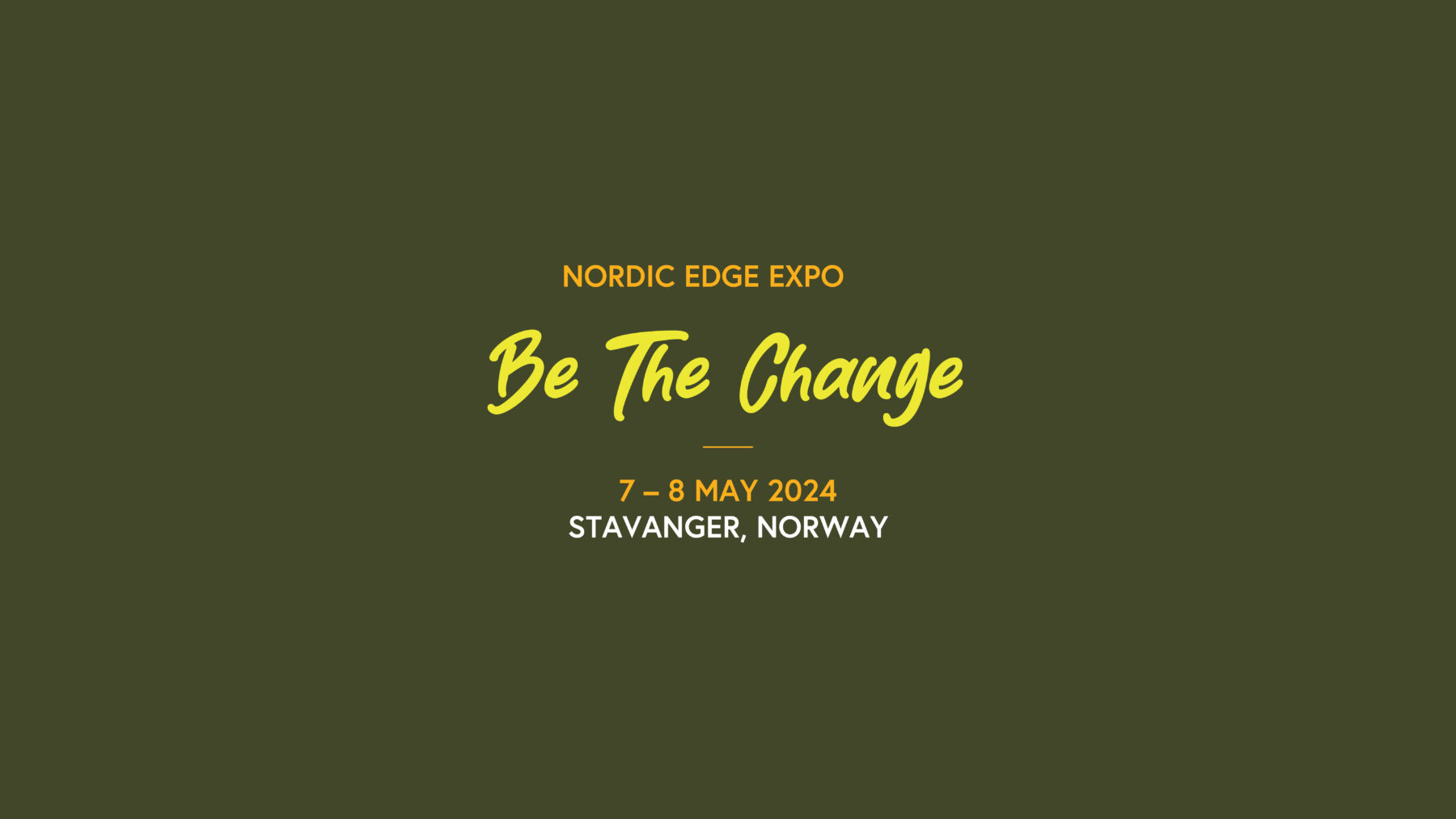 Nordic Edge Expo: Ticket launch for 2024!